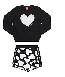 Conjunto Infantil Menina Coração Alakazoo  66950