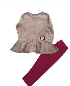 Conjunto Inverno Plush Menina Malwee 29993