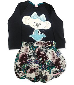 Conjunto Infantil blusa e shorts Lilica Ripilica 10101655