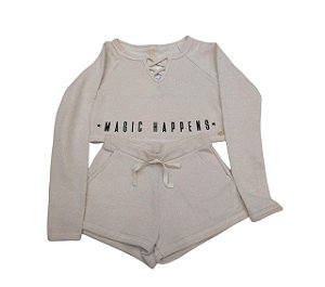 Conjunto Blusa com shorts Lunender 60621