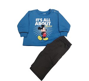 Conjunto P/ Bebê Menino Mickey -  Brandili 52117