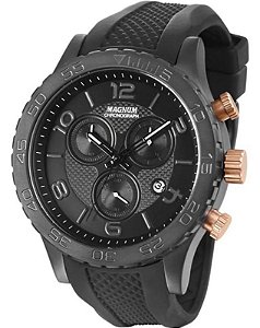 Relógio Magnum Masculino Cronógrafo Preto Ma33504p