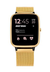 Relógio smartwatch mormaii life gps full display