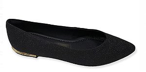 Sapatilha Bico Fino Piccadilly Tecido Gliter 274054