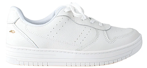 Tênis Branco Feminino Casual Dakota Em Couro G9371
