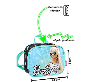 Lancheira Infantil Barbie Luxcel is39101