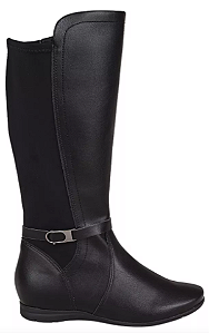 Bota Feminina Rasteira Anabela Leve ComfortFlex 2491331