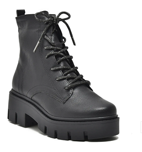 Bota Coturno Feminina Flatform Tratorado Via Marte - 095001