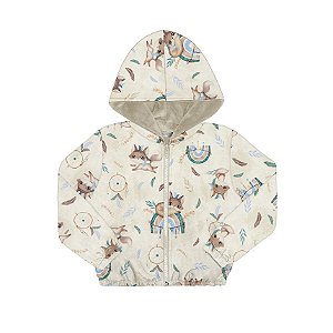 Jaqueta Infantil Alakazoo Polite Com Capuz Pelo 67935