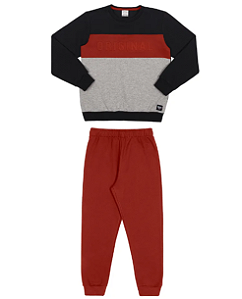 Conjunto Moletom com Textura Alakazoo 66219
