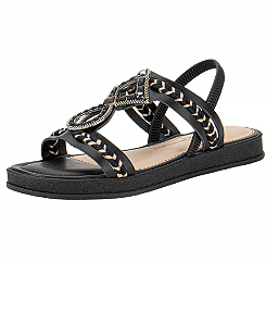 Sandalia Rasteira Feminina Dakota Elastico y7971