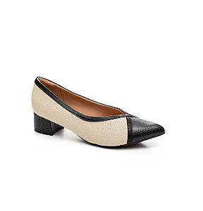 Sapato Piccadilly Scarpin Feminino Taci Salto Baixo 739063