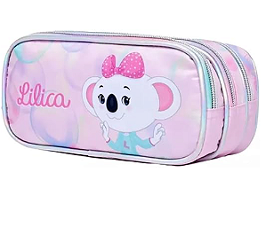 Estojo Triplo Lilica Ripilica Bubbes Rosa 971aa15