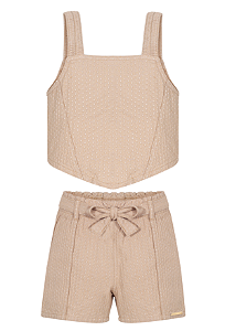 Conjunto Infantil Alakazoo Jeans Menina J3454