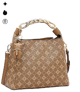 Bolsa Feminina Chenson Monograma Elemento Gráfico 85388