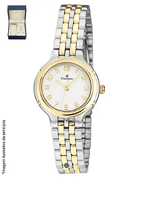 Kit Relógio Champion Feminino CN27410C com Colar e Brincos