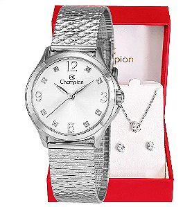 Relógio Feminino Champion Analógico Prata Pequeno CF24117y