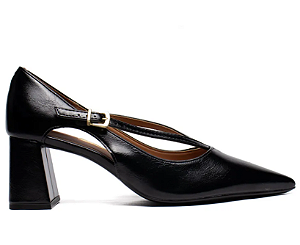 Scarpin Feminino Vizzano Napa Imperiale Com Fivela 1475103