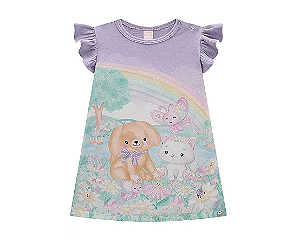 Vestido em Malha Menina 77863 - Infanti