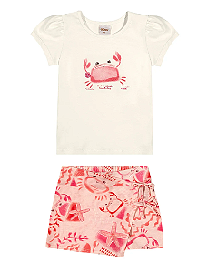 Conjunto Blusa E Shorts Saia Infantil Elian 232221