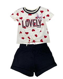 Conjunto Infantil Menina Alakazoo Dog 40026