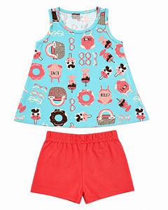 Conjunto infantil menina verão 231226 - Elian