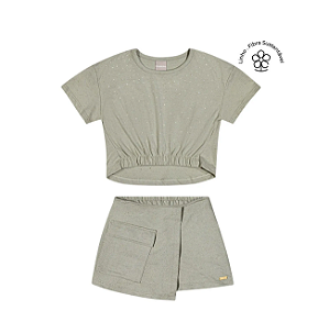 Conjunto Infantil Menina Strass Colorittá 75322-2037