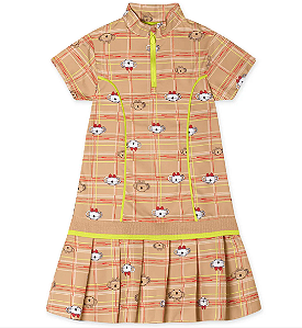 Vestido Manga Curta Infantil Feminino Lilica Ripilica 10114954