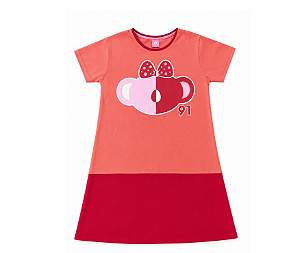 Vestido Manga Curta Infantil Lilica Ripilica 10112290