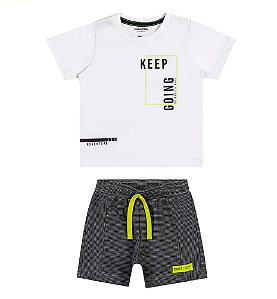 Conjunto Camiseta e Bermuda Menino Bebê Coloritta 173463