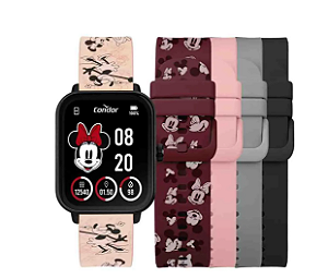 Relógio Smartwatch Troca Pulseira Condor Disney Minnie & Micke COSMART1DAA/8T