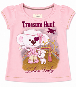 Blusinha infantil 10102690 Lilica Ripilica Manga Curta