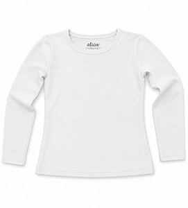 Blusinha basica manga longa infantil Elian 50016