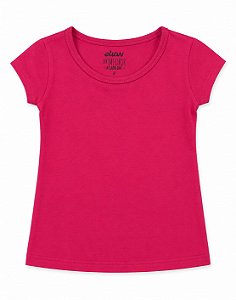 Blusinha basica manga Curta Infantil Elian 50002