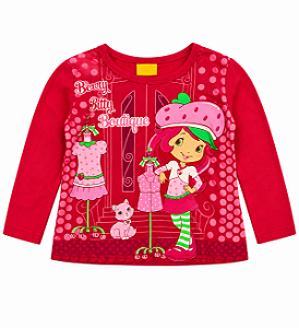 Blusa Infantil Manga Longa Moranguinho 30136 Malwee