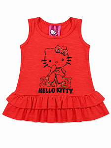 Blusinha Regata Hello Kitty 080787291