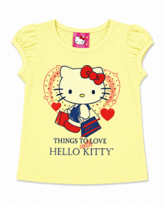 Blusinha Manga Curta Hello Kitty 87283