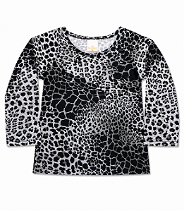 Blusinha Manga Longa Onça Infantil Marisol 13084