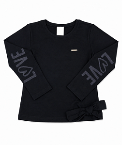Blusa basica Manga Longa infantil Coloritta 173161