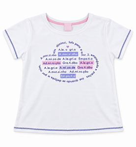 Blusinha infantil Lilica Ripilica Manga Curta 10113168