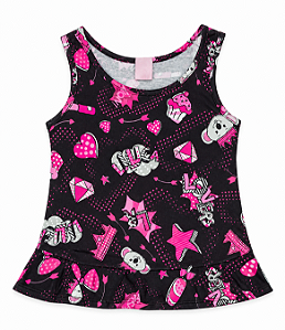 Blusinha infantil Lilica Ripilica Regata 10107306