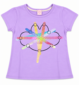 Blusinha infantil Lilica Ripilica Manga Curta 10114566