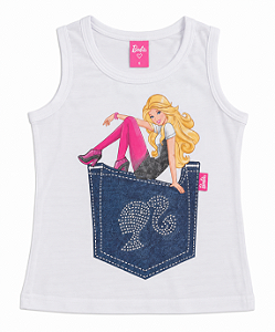 Blusinha Infantil Malwee Barbie Regata 34942