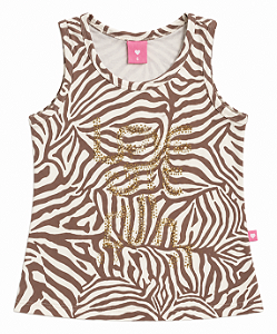 Blusinha Regata Cativa Zebra 587