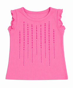 Blusinha Infantil Manga Curta Infant Neon 76818