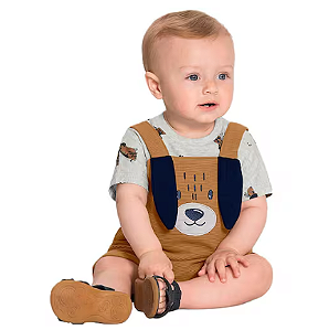 Macaquinho Infantil Cachorrinho Alakazoo Dog 38810