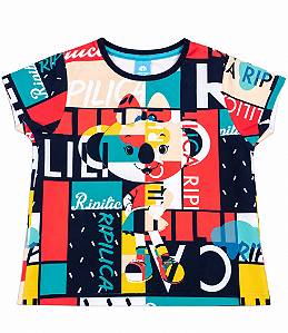 Blusinha infantil Lilica Ripilica Manga Curta 10110221