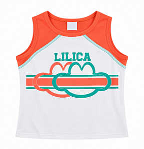 Blusinha infantil Lilica Ripilica Regata 10111569