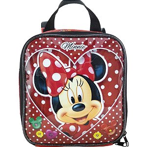 Lancheira Minnie Mouse - Love - 8914 - Artigo Escolar