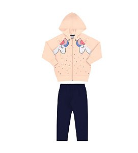 Conjunto Unicórnio em Moletom Felpado 62612